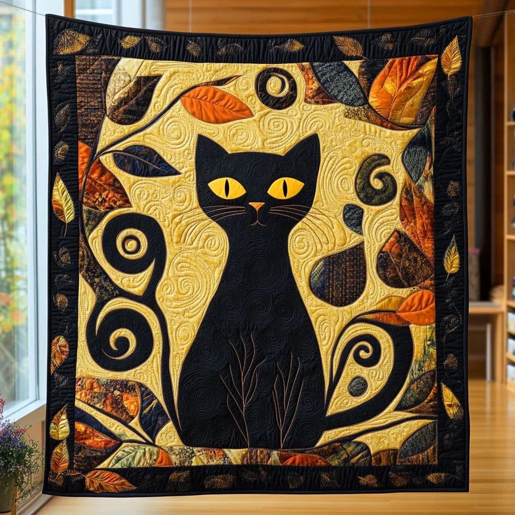 Amber Whirl Quilt Blanket