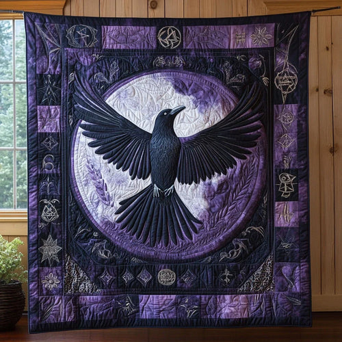 Amethyst Wing Quilt Blanket