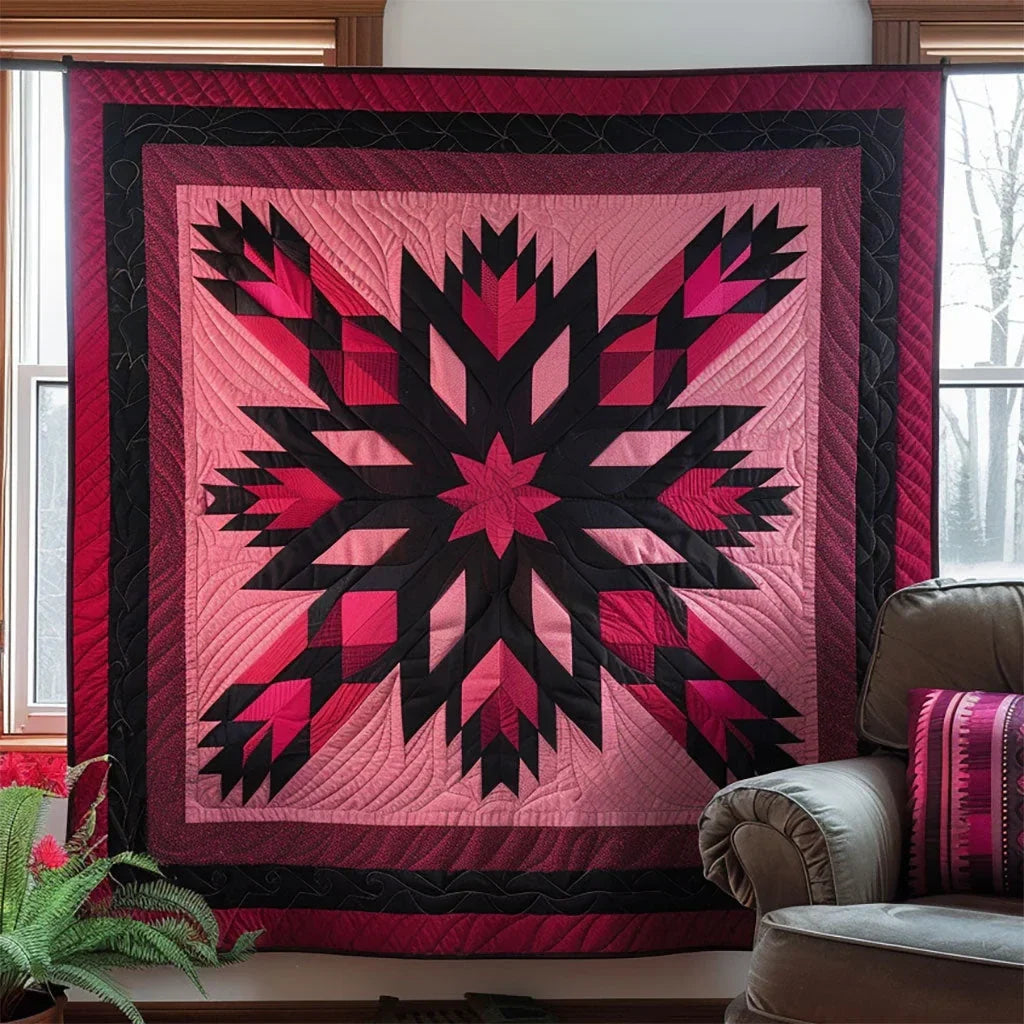 Amish Native Star Quilt Blanket