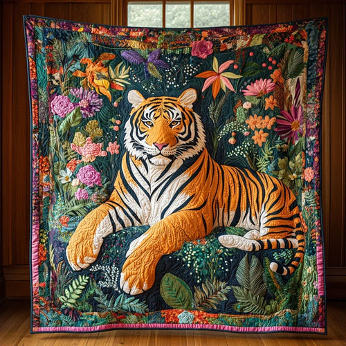 Among Jungle Quilt Blanket