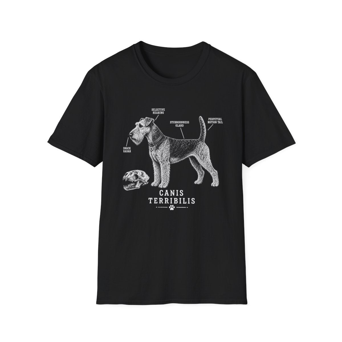 Anatomy Of A Airedale Terrier Tee