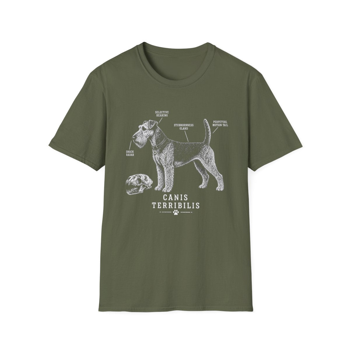 Anatomy Of A Airedale Terrier Tee