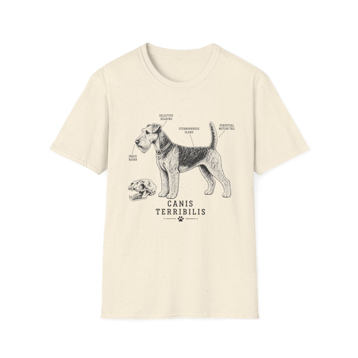 Anatomy Of A Airedale Terrier Tee