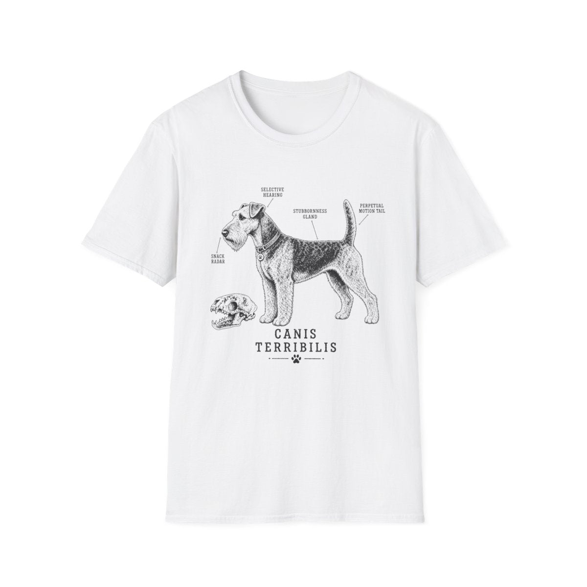 Anatomy Of A Airedale Terrier Tee