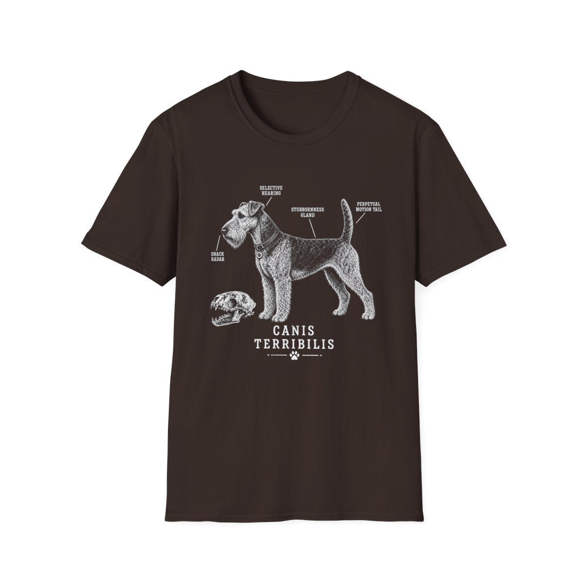 Anatomy Of A Airedale Terrier Tee