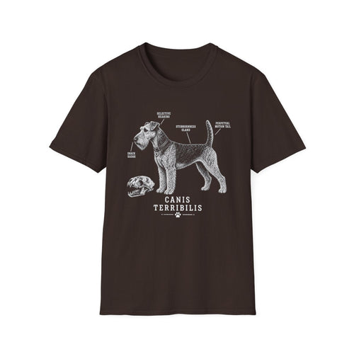 Anatomy Of A Airedale Terrier Tee