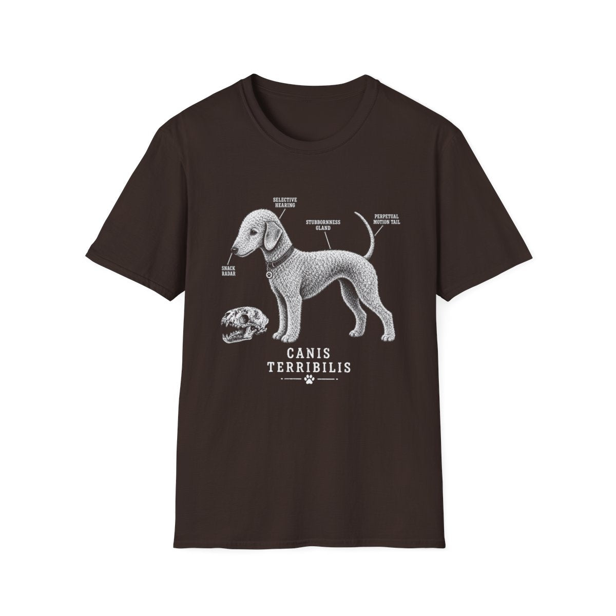 Anatomy Of A Bedlington Terrier Tee
