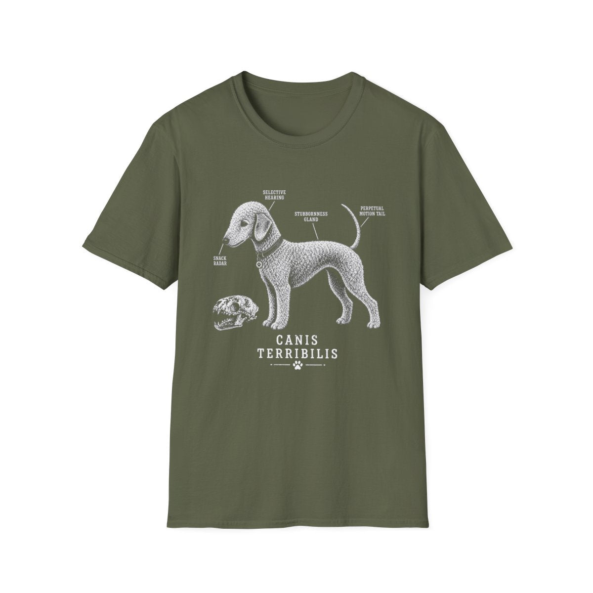 Anatomy Of A Bedlington Terrier Tee
