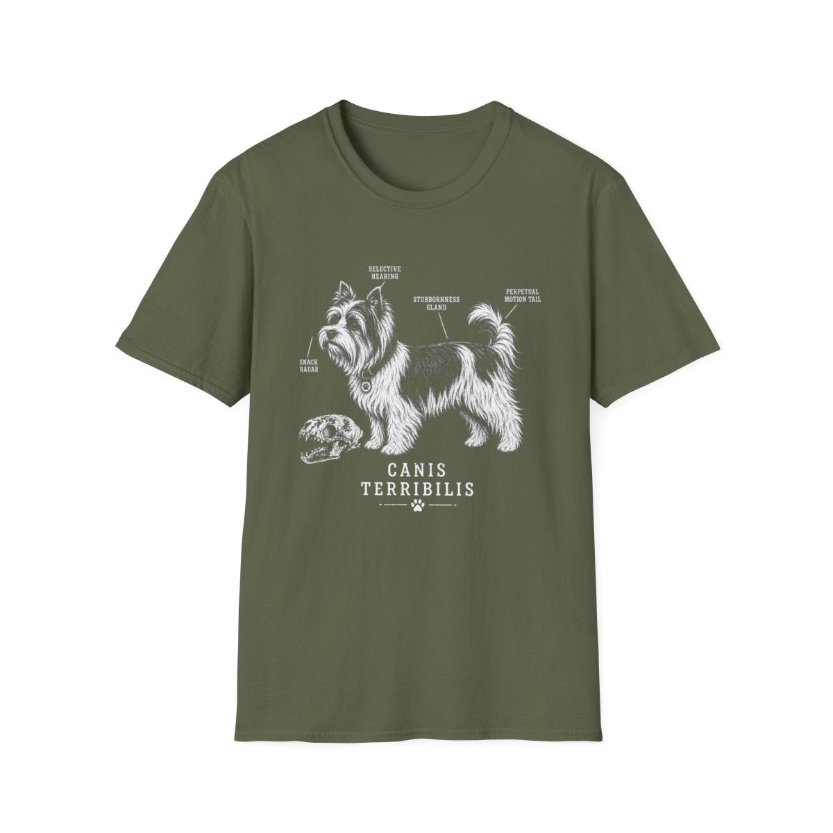 Anatomy Of A Biewer Terrier Tee