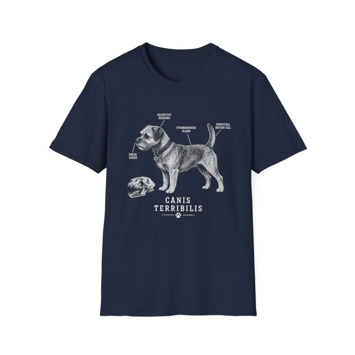 Anatomy Of A Border Terrier Tee