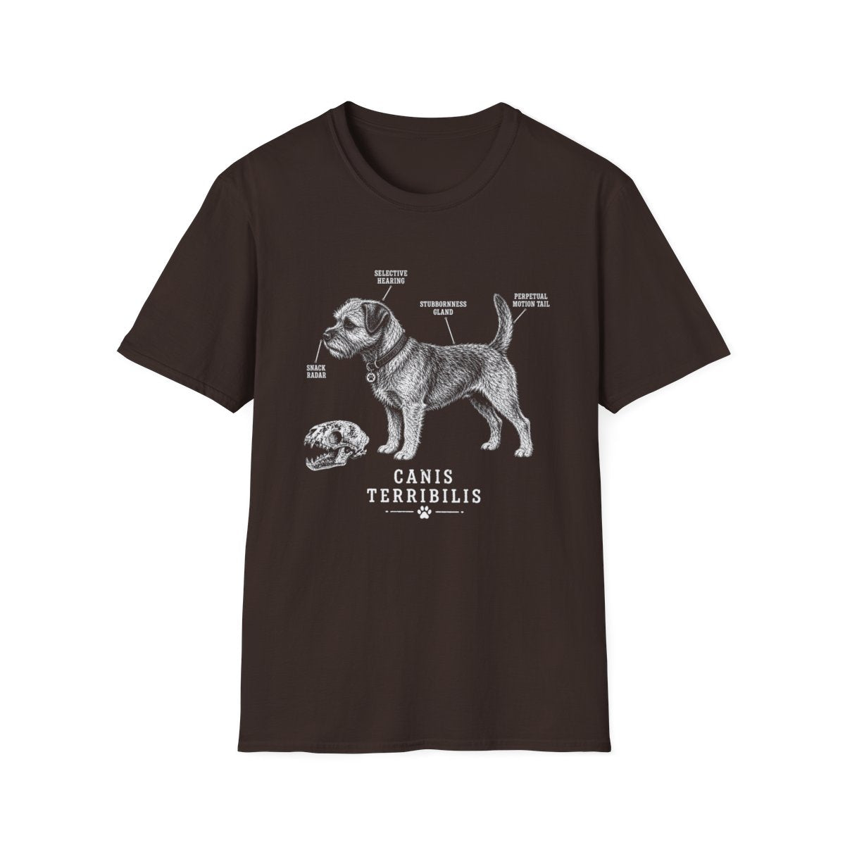 Anatomy Of A Border Terrier Tee