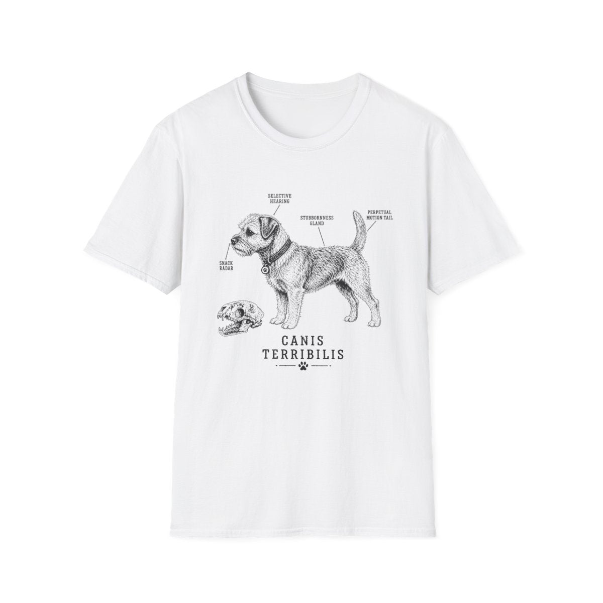 Anatomy Of A Border Terrier Tee