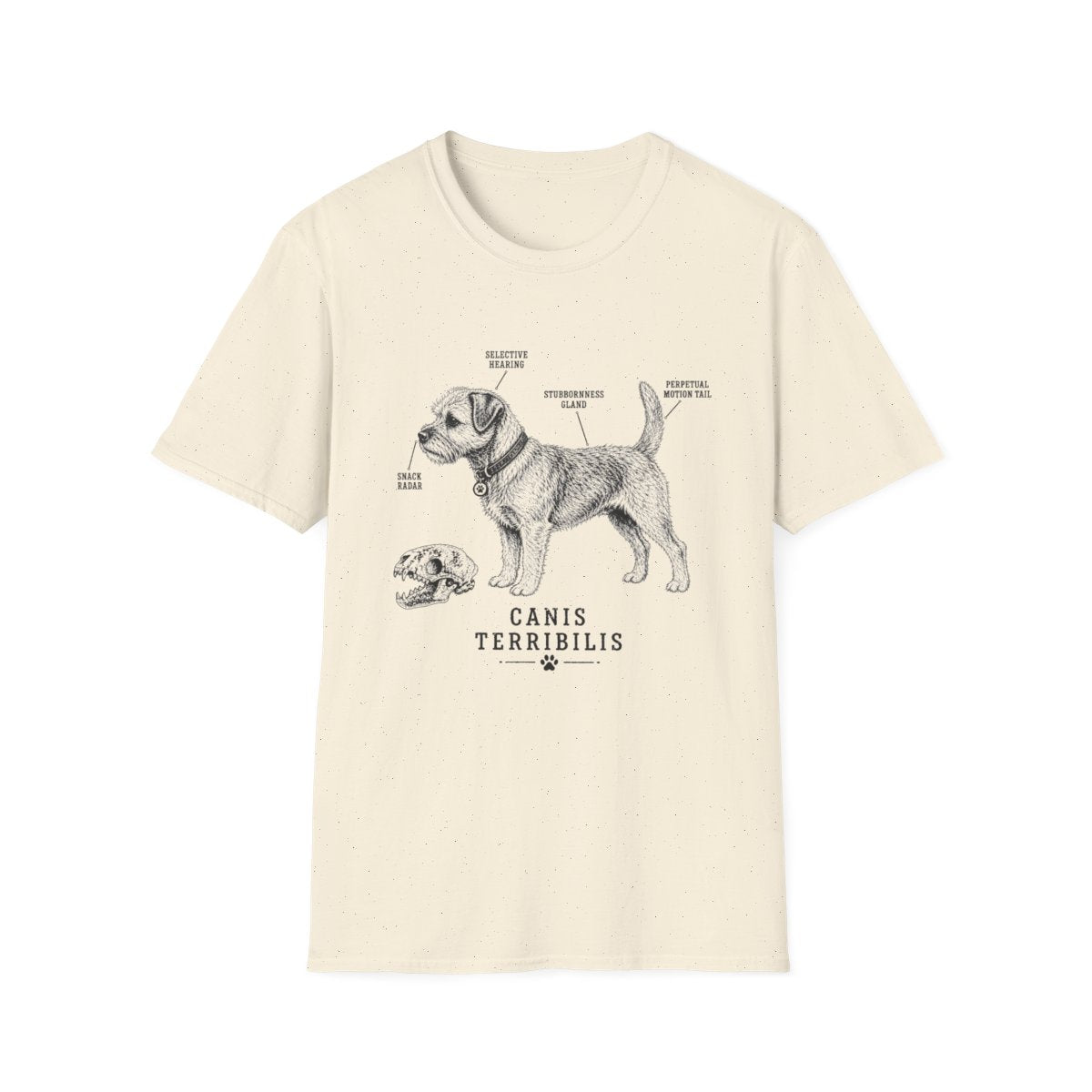 Anatomy Of A Border Terrier Tee