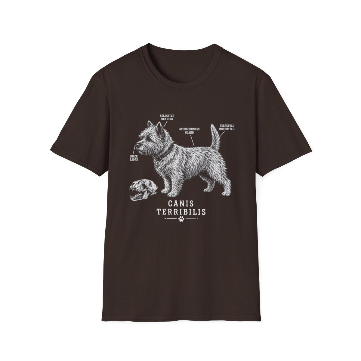 Anatomy Of A Cairn Terrier Tee