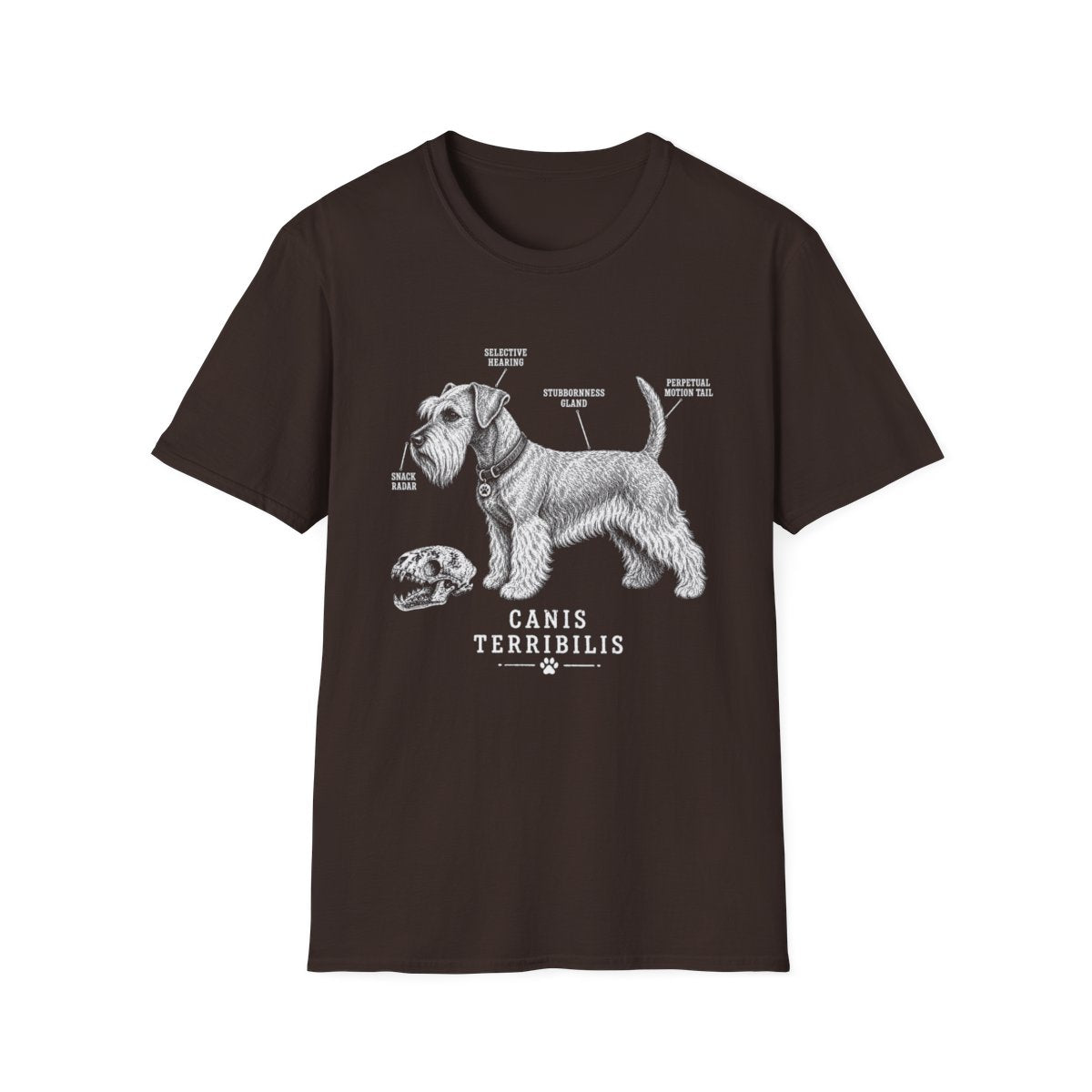 Anatomy Of A Cesky Terrier Tee