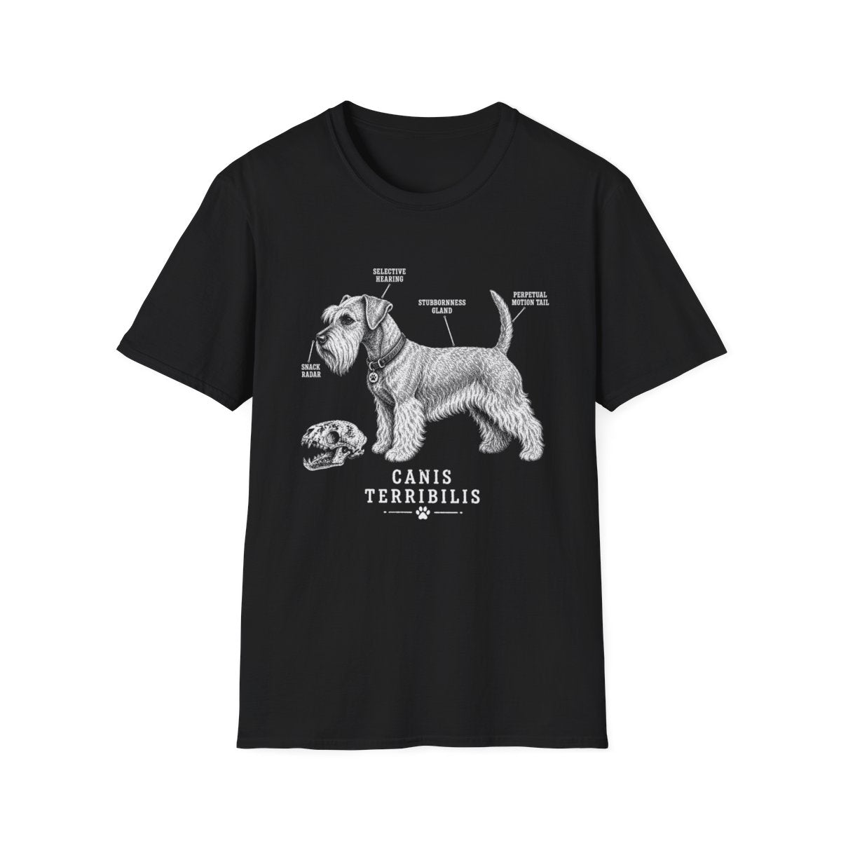 Anatomy Of A Cesky Terrier Tee