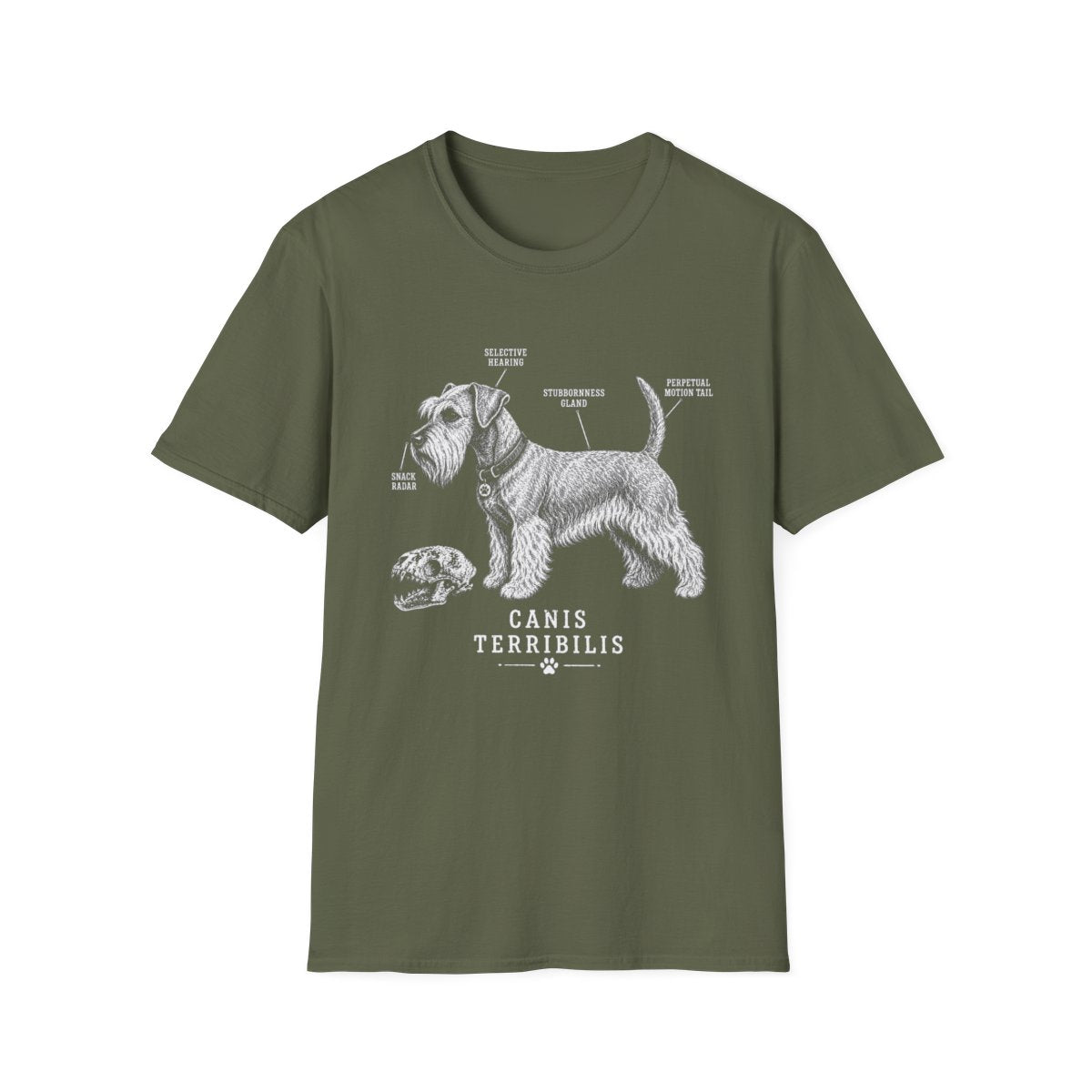 Anatomy Of A Cesky Terrier Tee