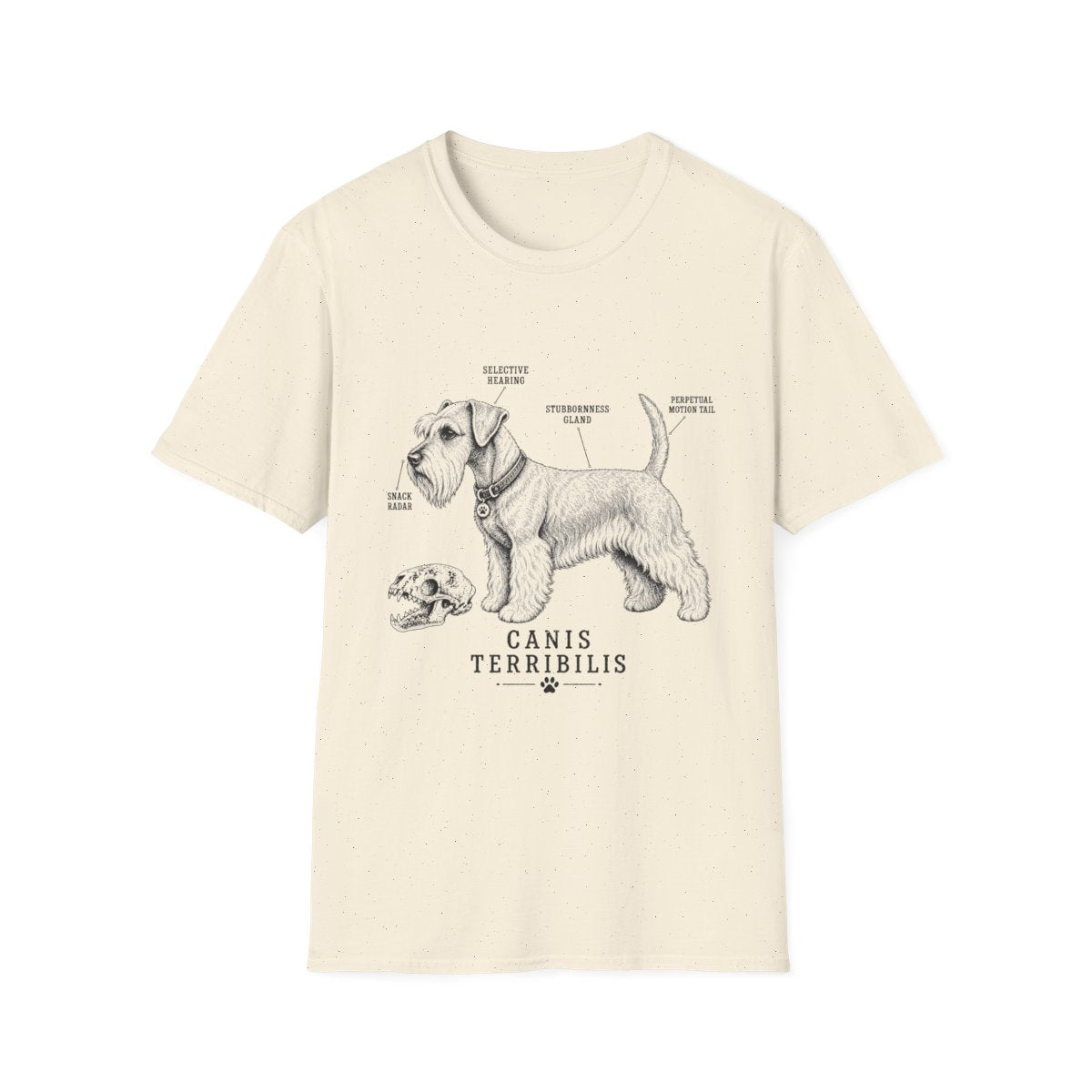 Anatomy Of A Cesky Terrier Tee