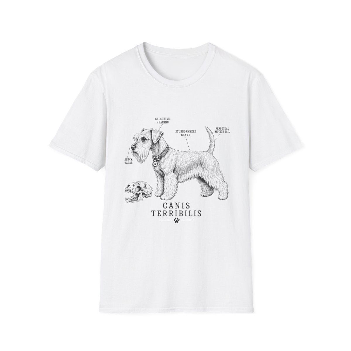 Anatomy Of A Cesky Terrier Tee