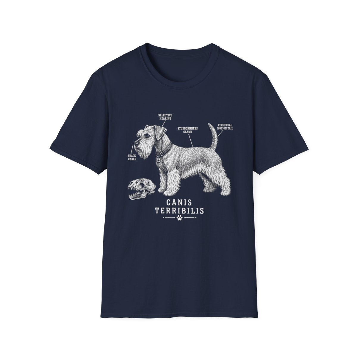 Anatomy Of A Cesky Terrier Tee