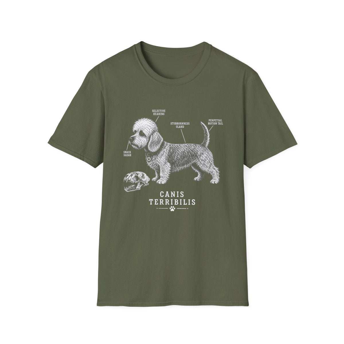 Anatomy Of A Dandie Dinmont Terrier Tee