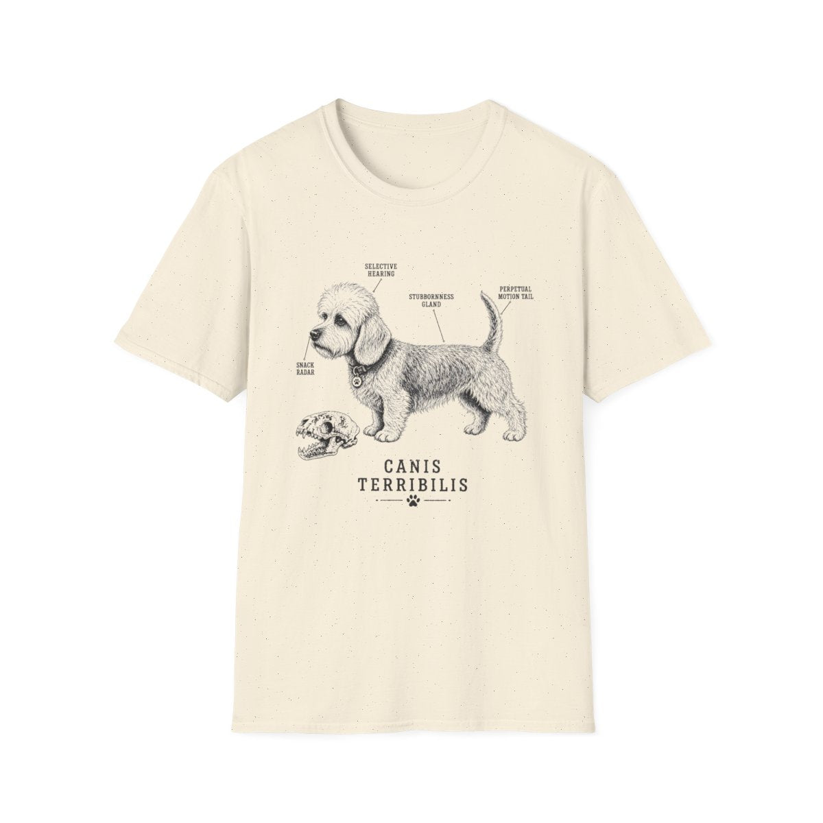 Anatomy Of A Dandie Dinmont Terrier Tee