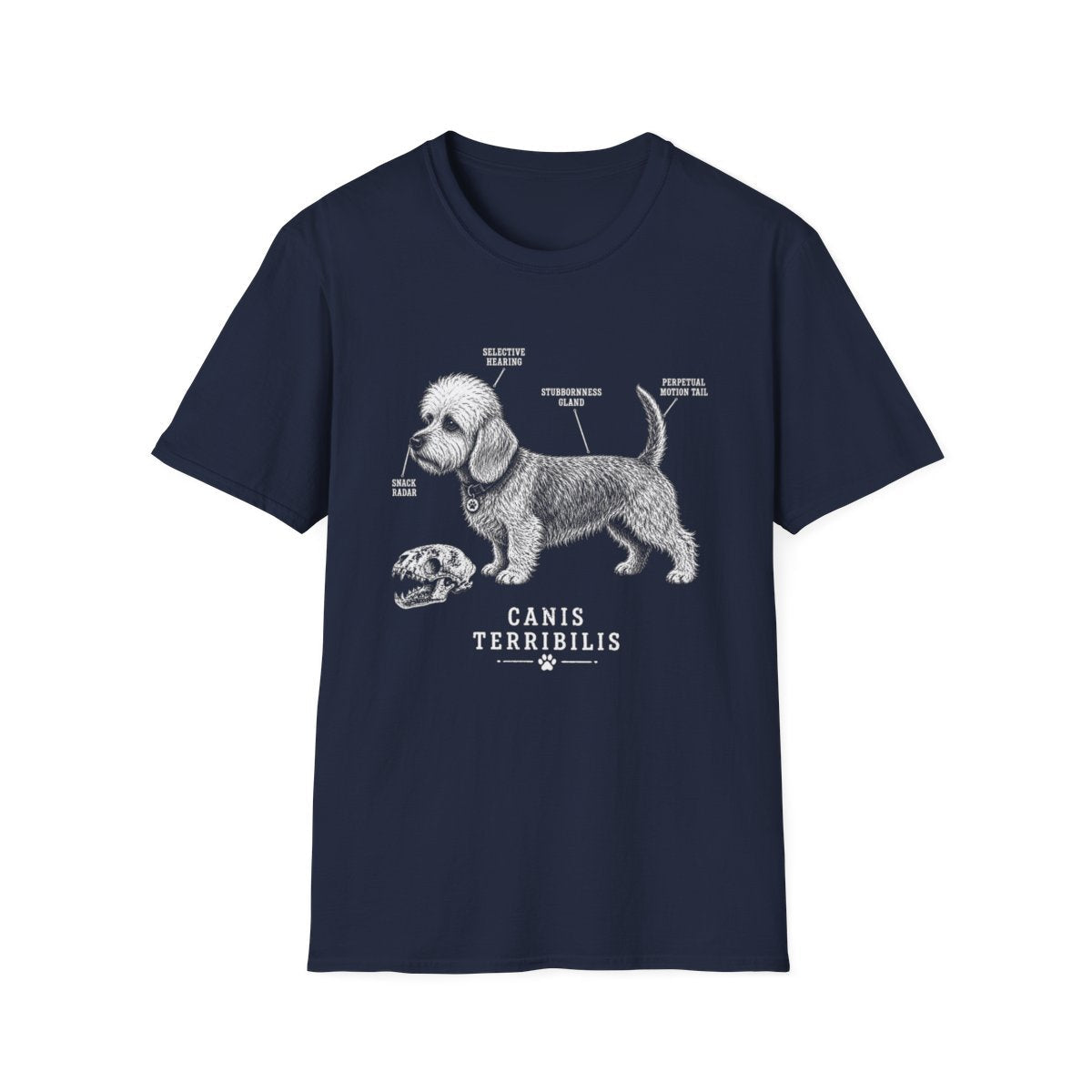 Anatomy Of A Dandie Dinmont Terrier Tee