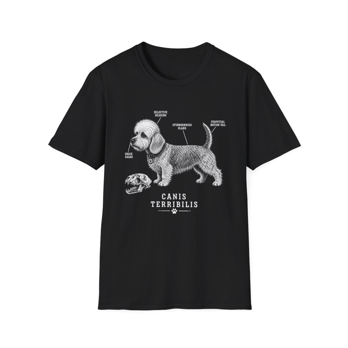 Anatomy Of A Dandie Dinmont Terrier Tee