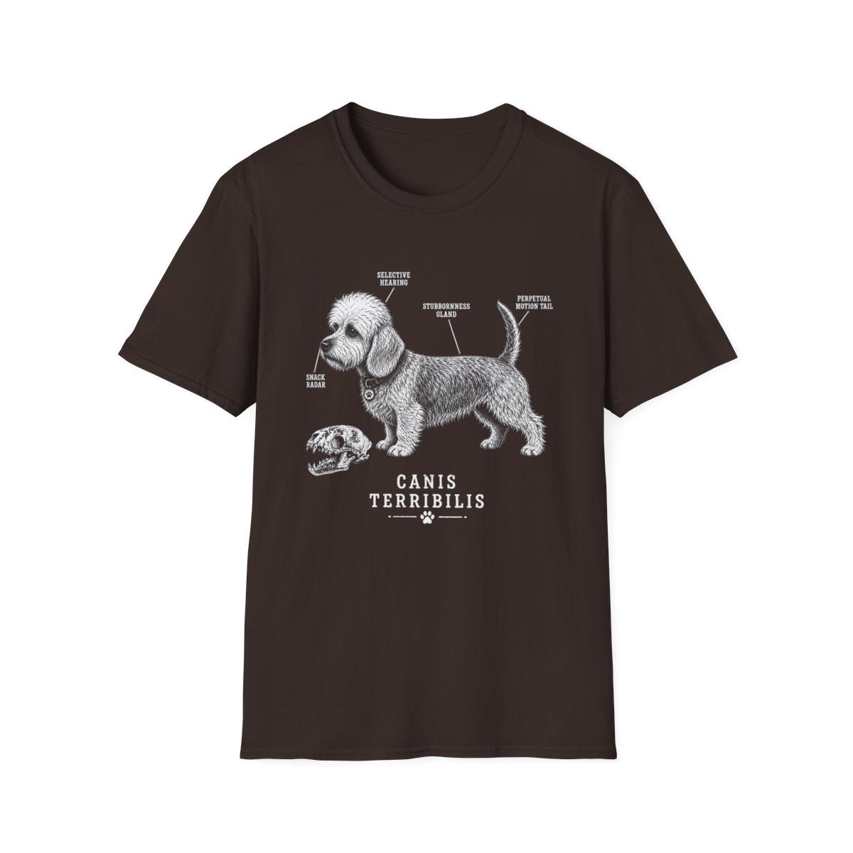 Anatomy Of A Dandie Dinmont Terrier Tee