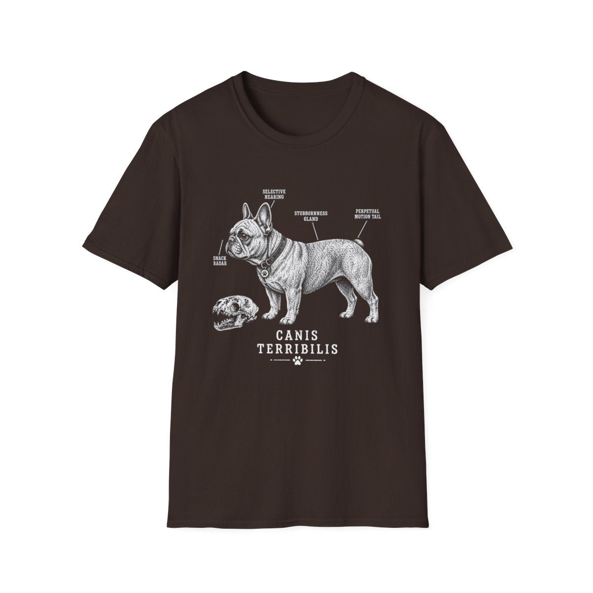 Anatomy Of A French Bulldog Tee