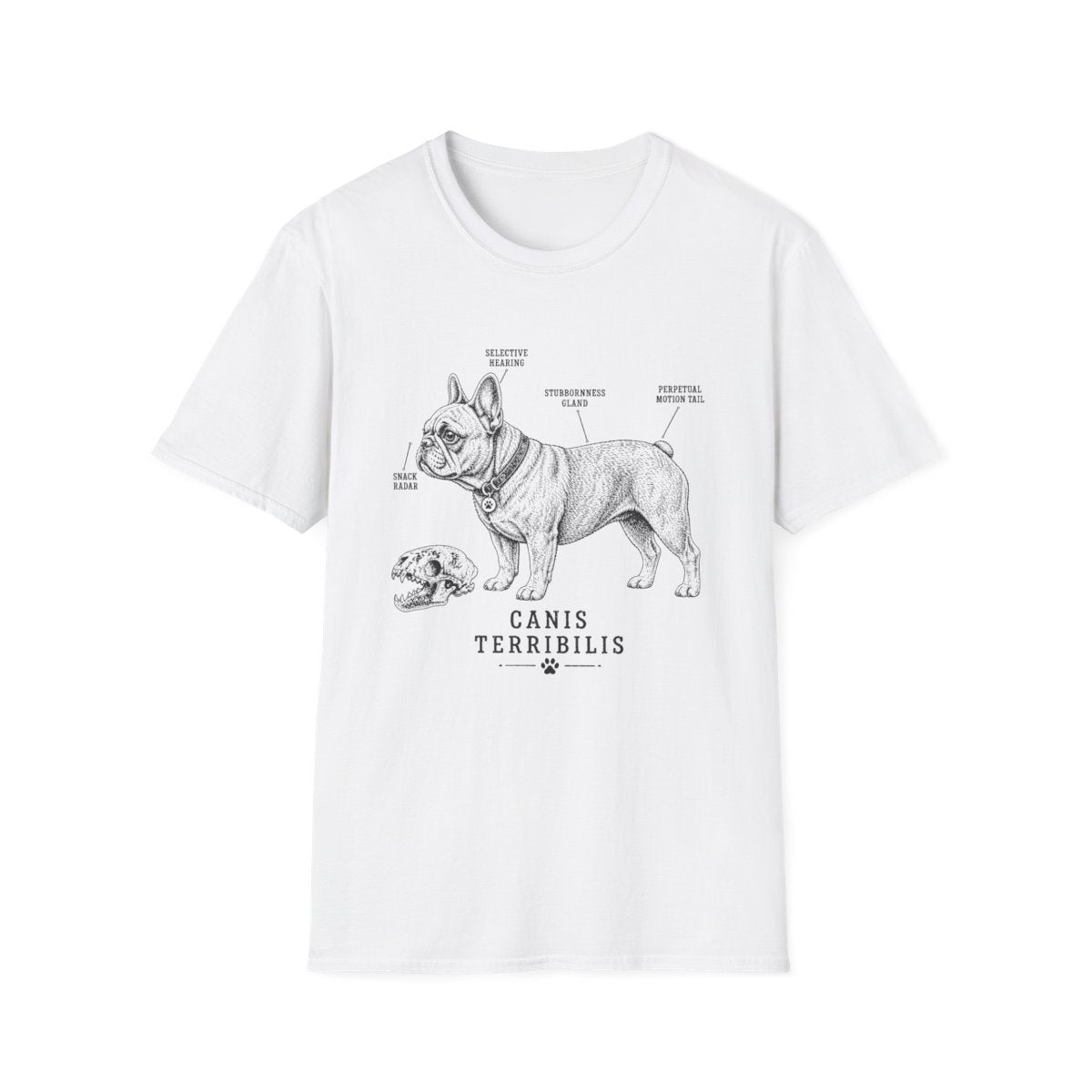 Anatomy Of A French Bulldog Tee