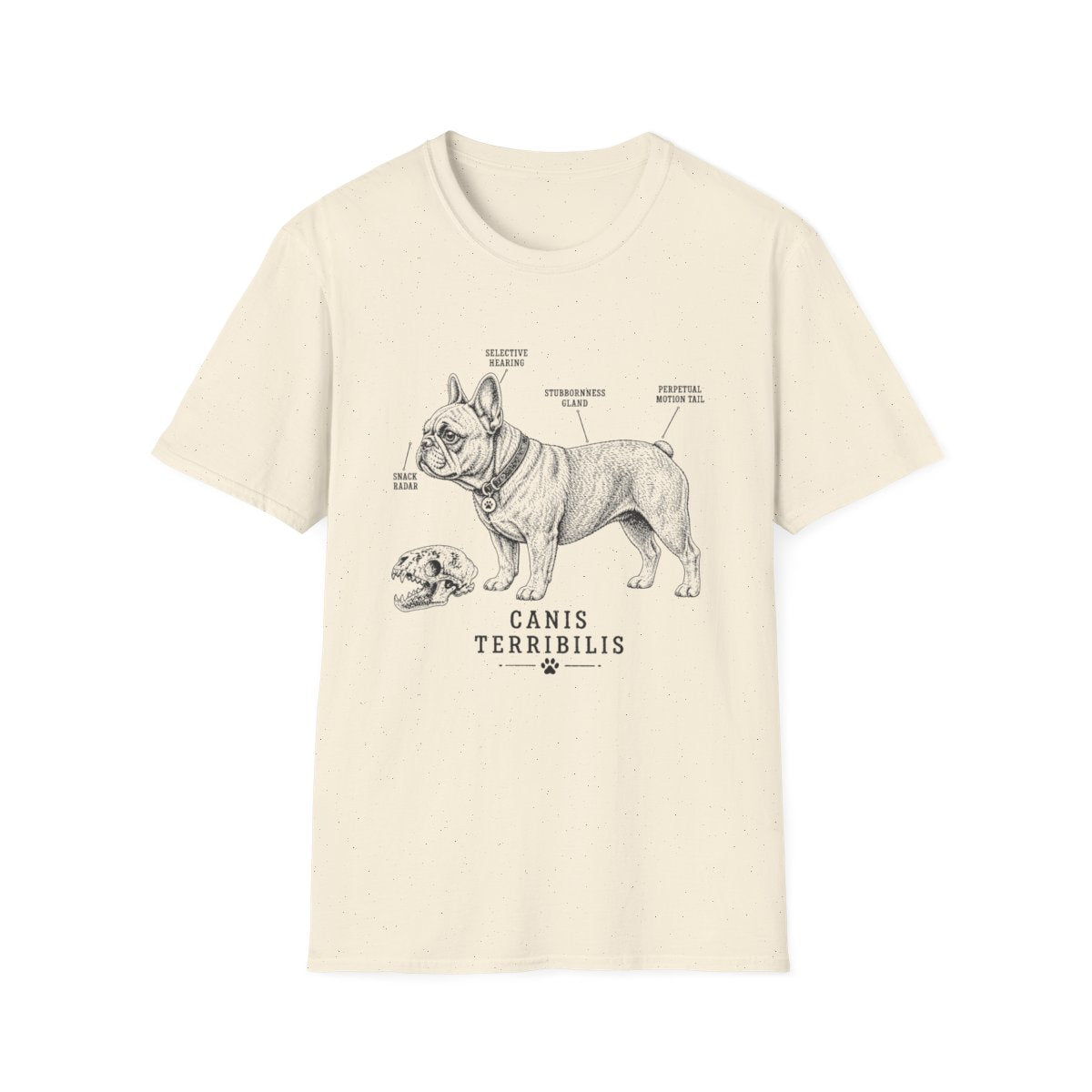Anatomy Of A French Bulldog Tee
