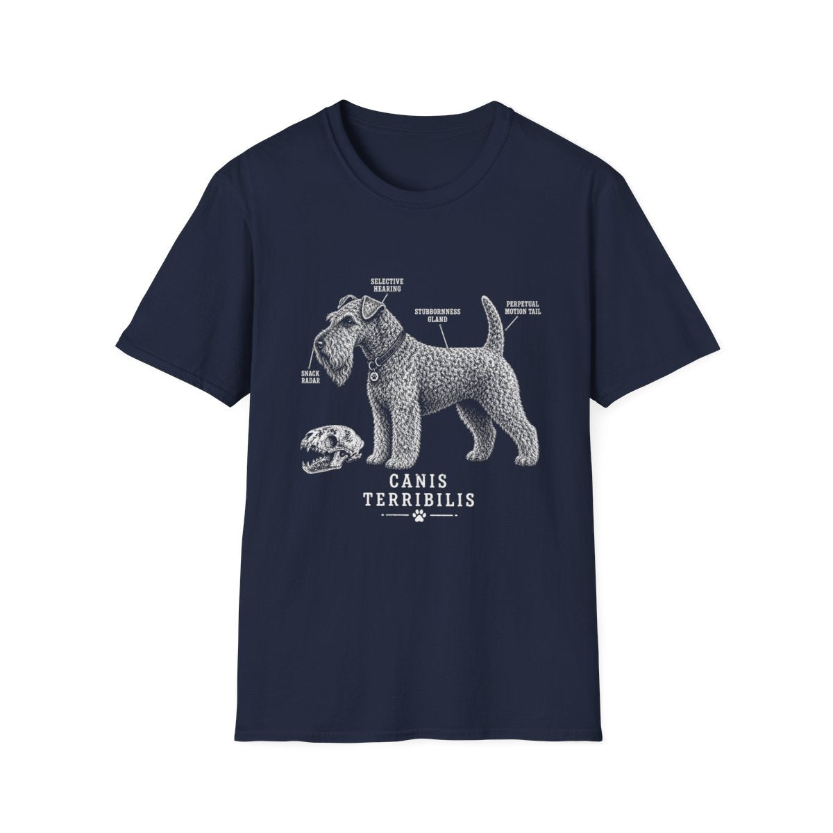 Anatomy Of A Kerry Blue Terrier Tee