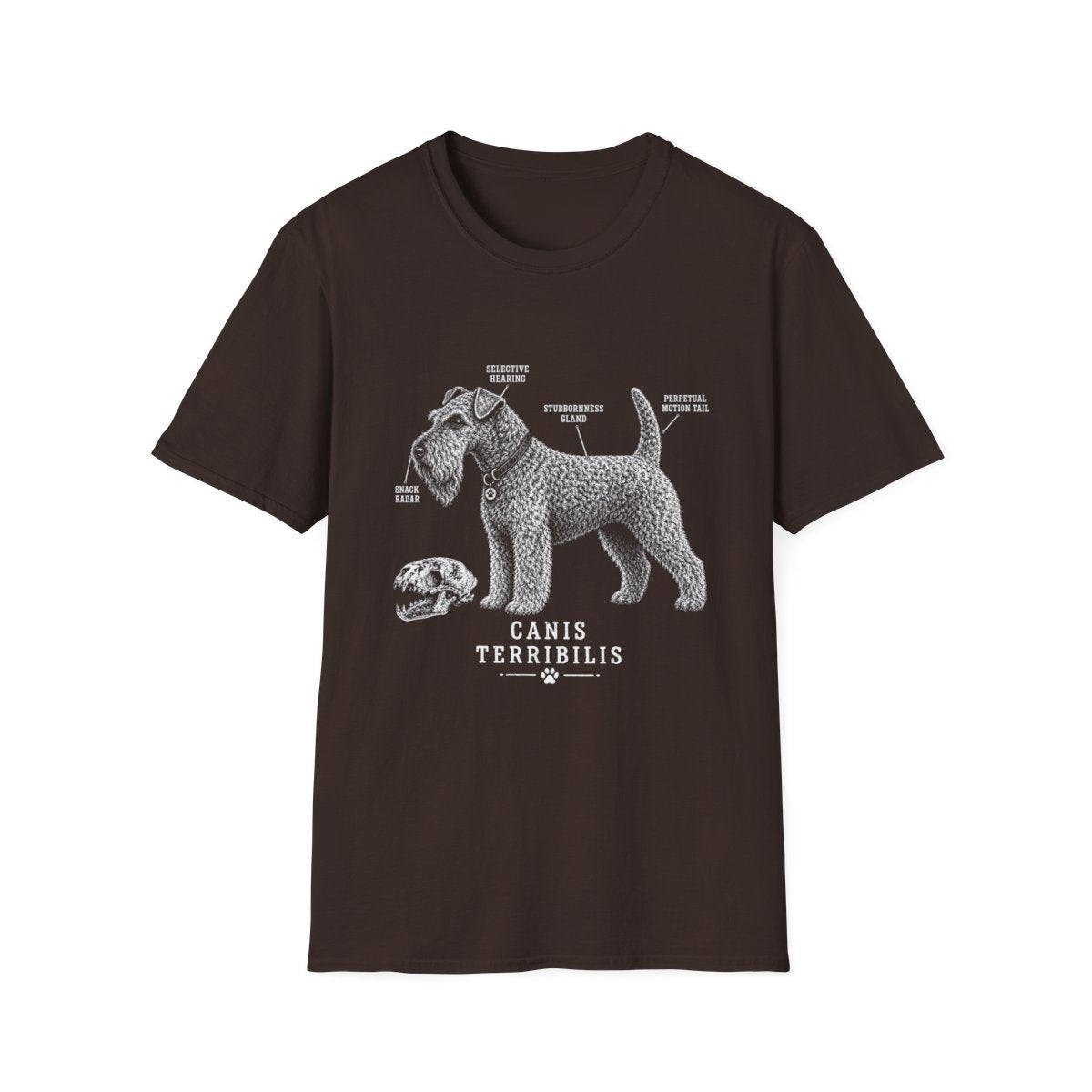 Anatomy Of A Kerry Blue Terrier Tee