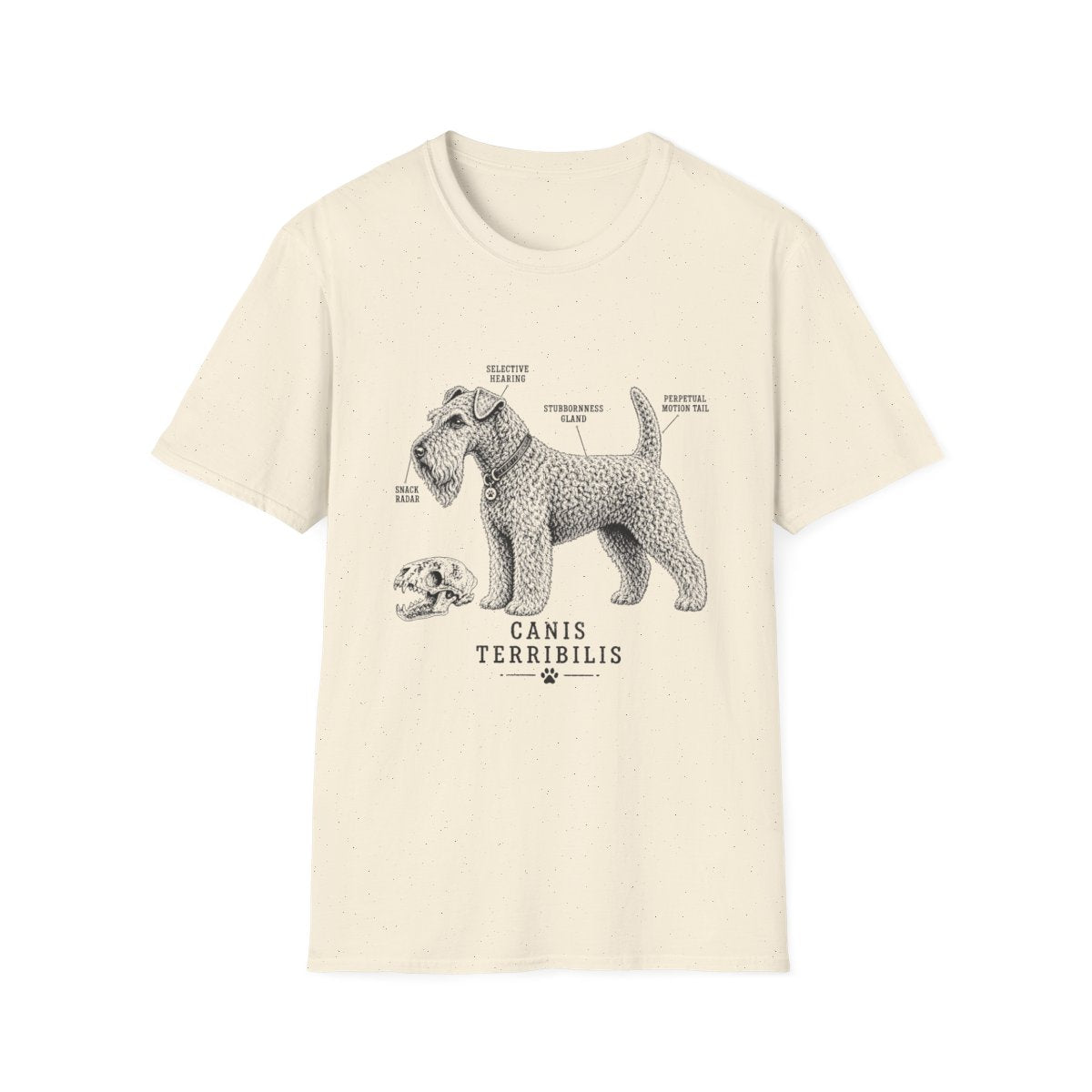 Anatomy Of A Kerry Blue Terrier Tee