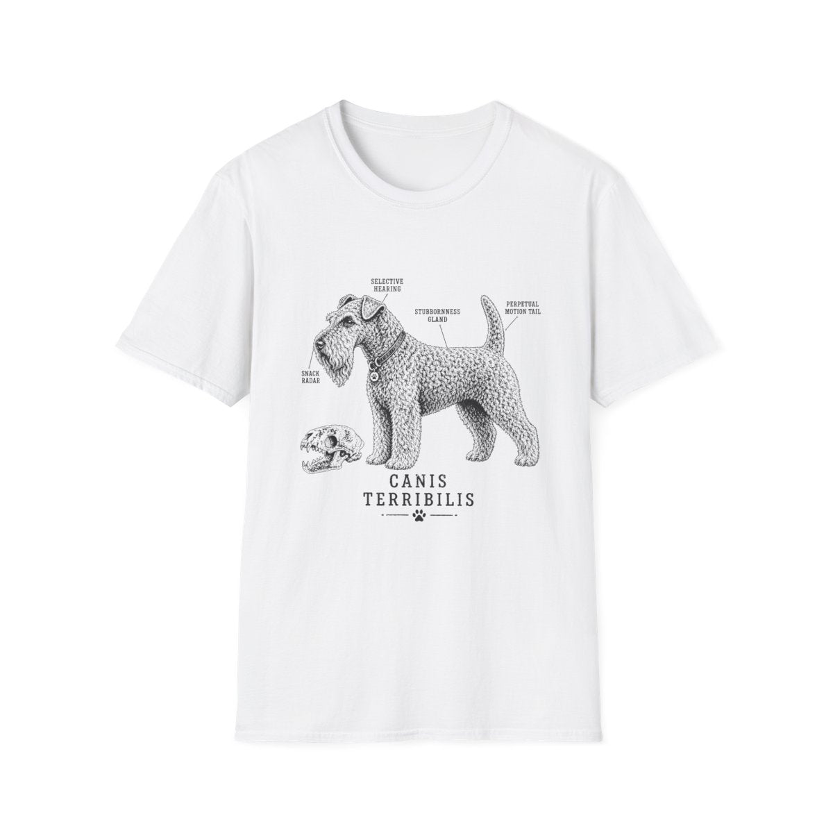 Anatomy Of A Kerry Blue Terrier Tee