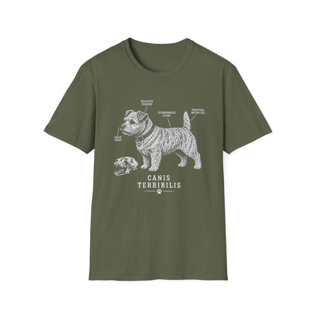 Anatomy Of A Norwich Terrier Tee