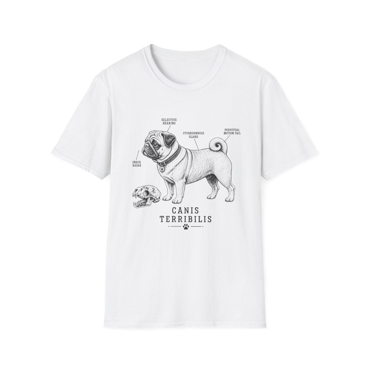 Anatomy Of A Pug Tee
