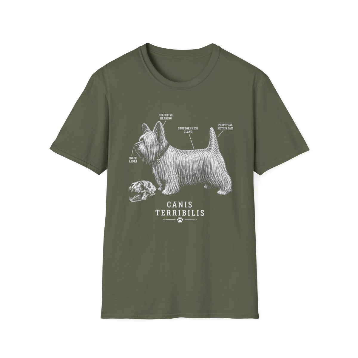 Anatomy Of A Skye Terrier Tee