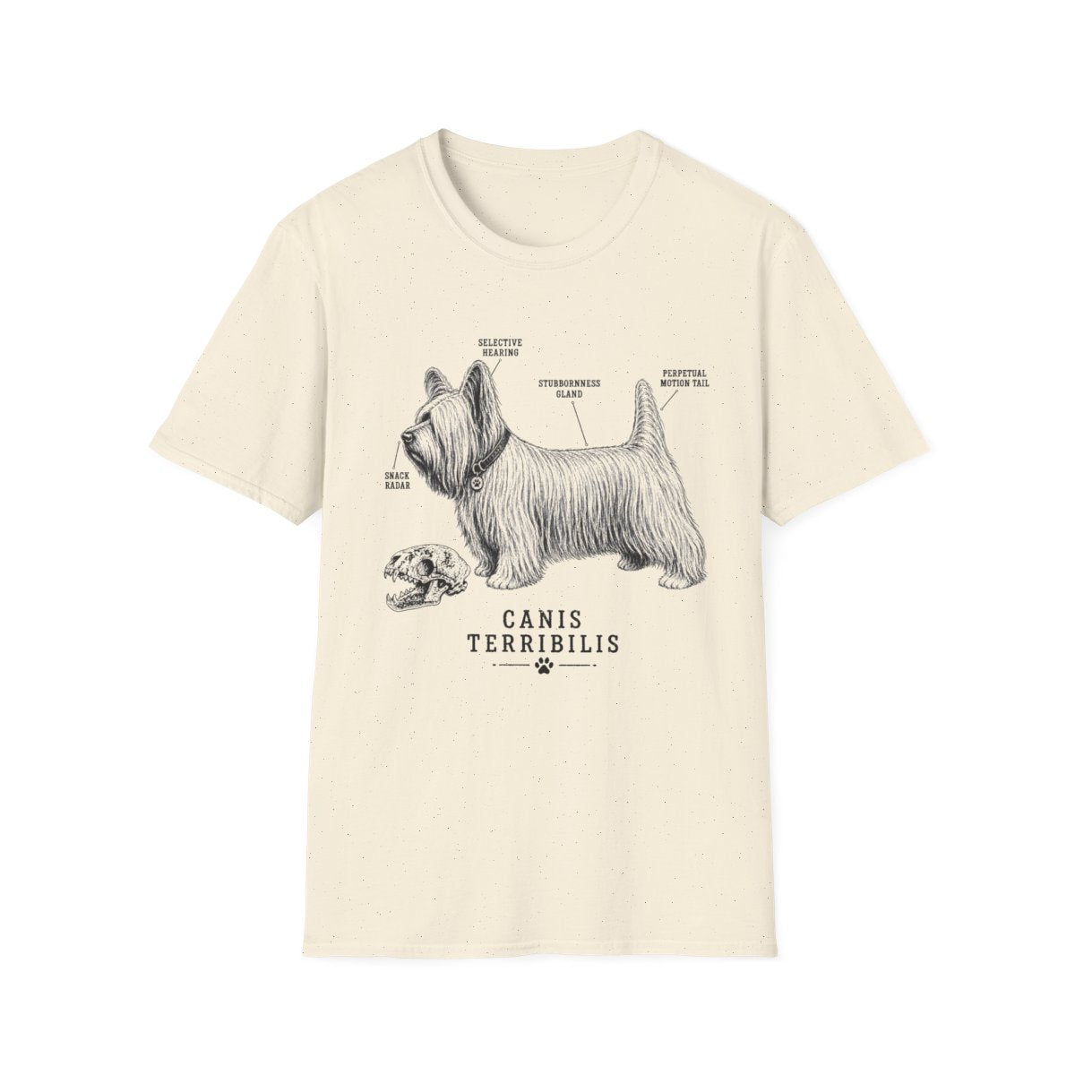 Anatomy Of A Skye Terrier Tee