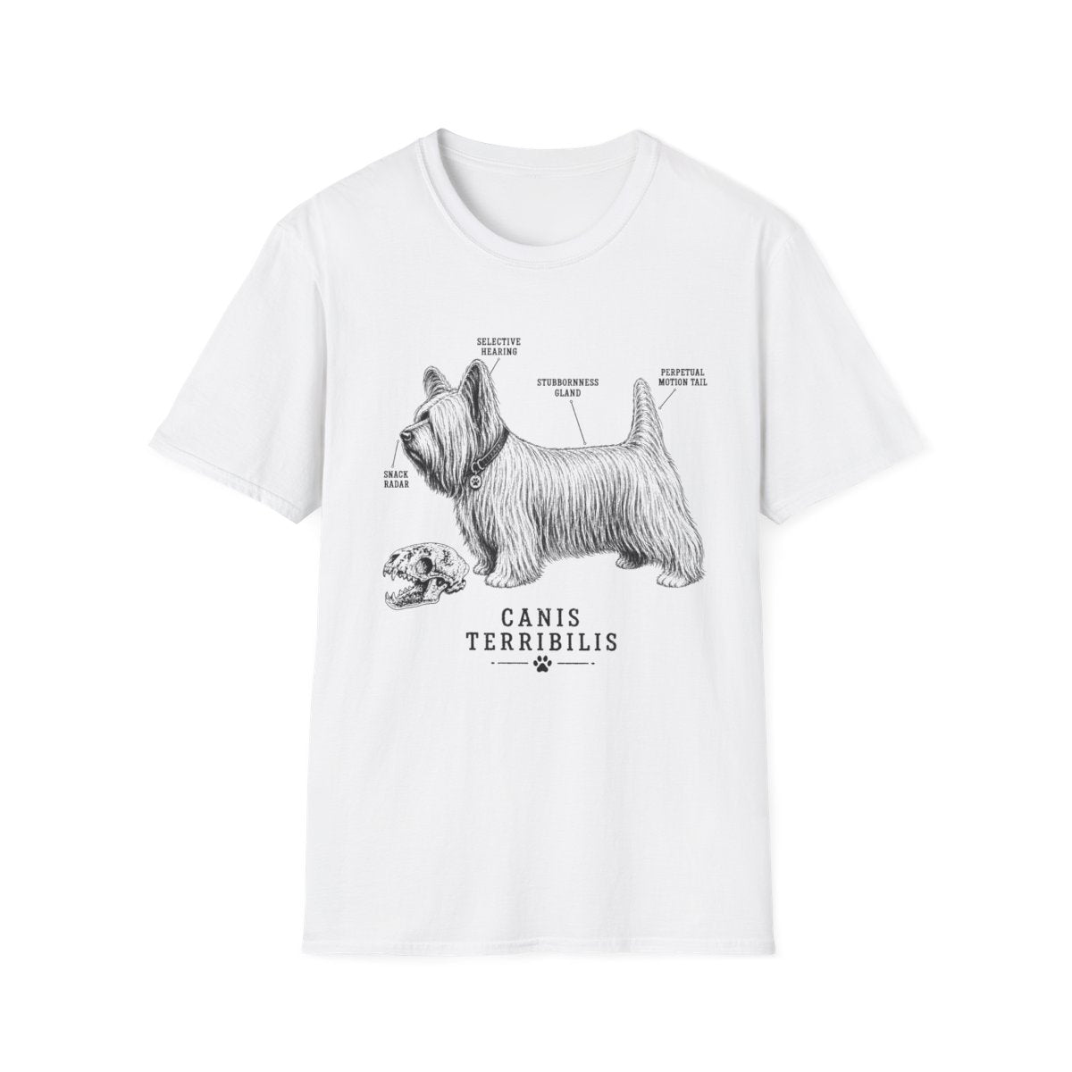 Anatomy Of A Skye Terrier Tee