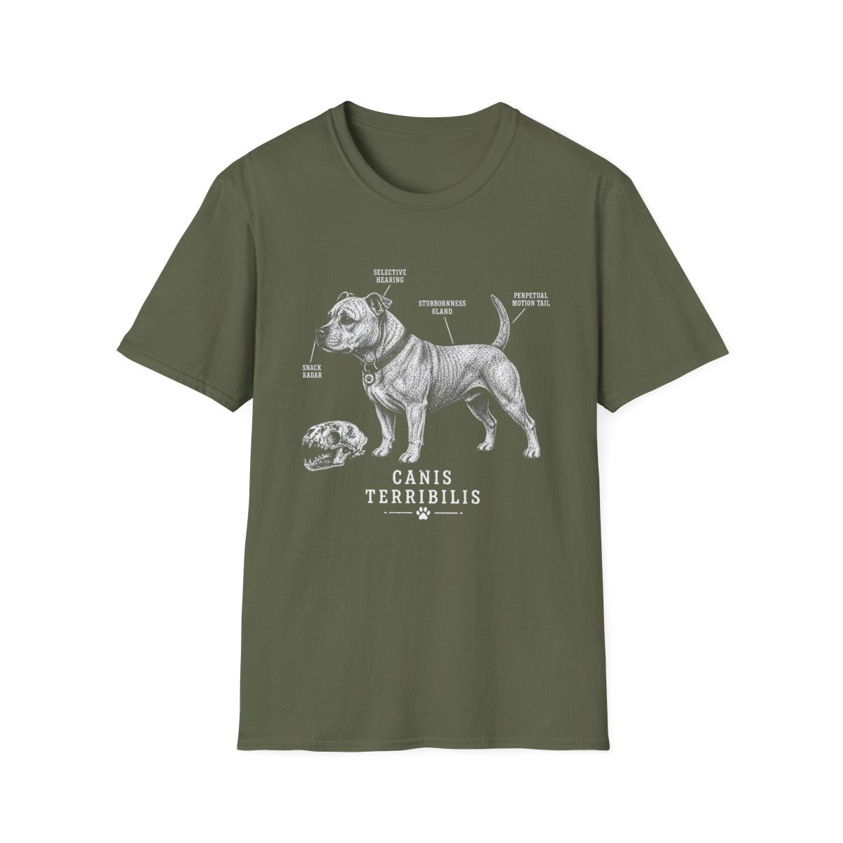 Anatomy Of A Staffordshire Bull Terrier Tee