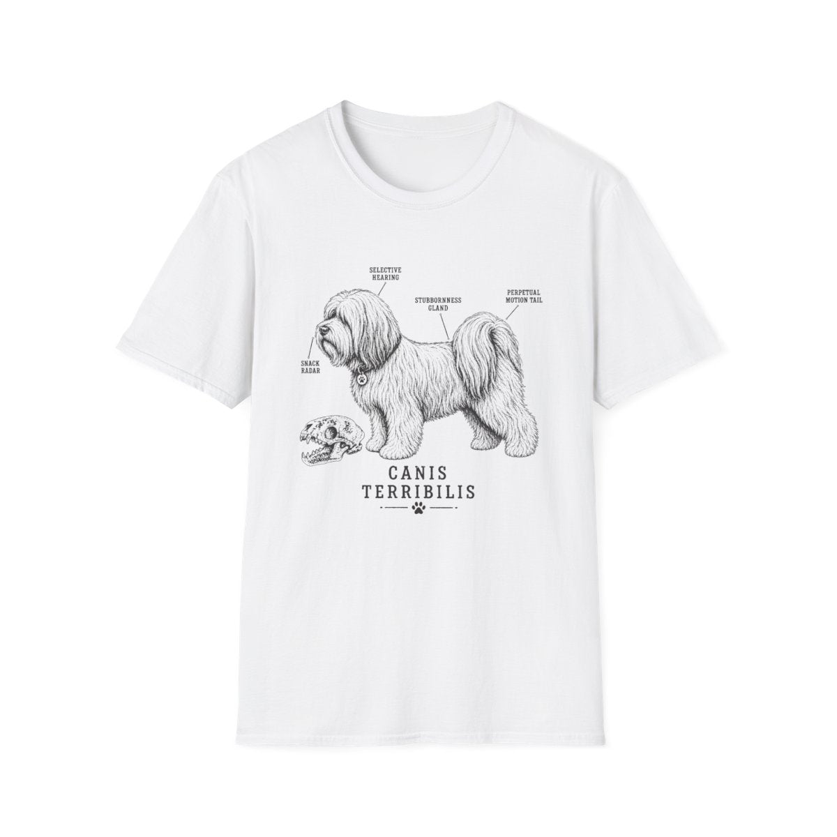 Anatomy Of A Tibetan Terrier Tee