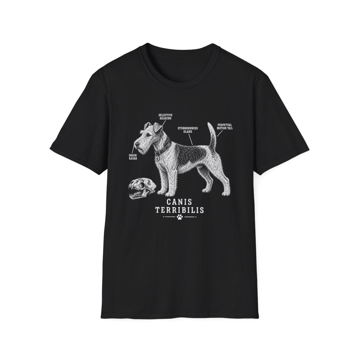 Anatomy Of A Wire Fox Terrier Tee