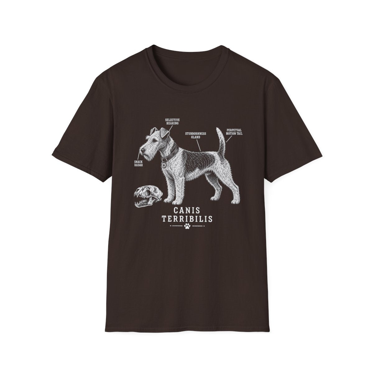 Anatomy Of A Wire Fox Terrier Tee