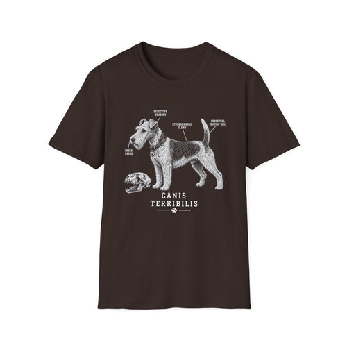 Anatomy Of A Wire Fox Terrier Tee
