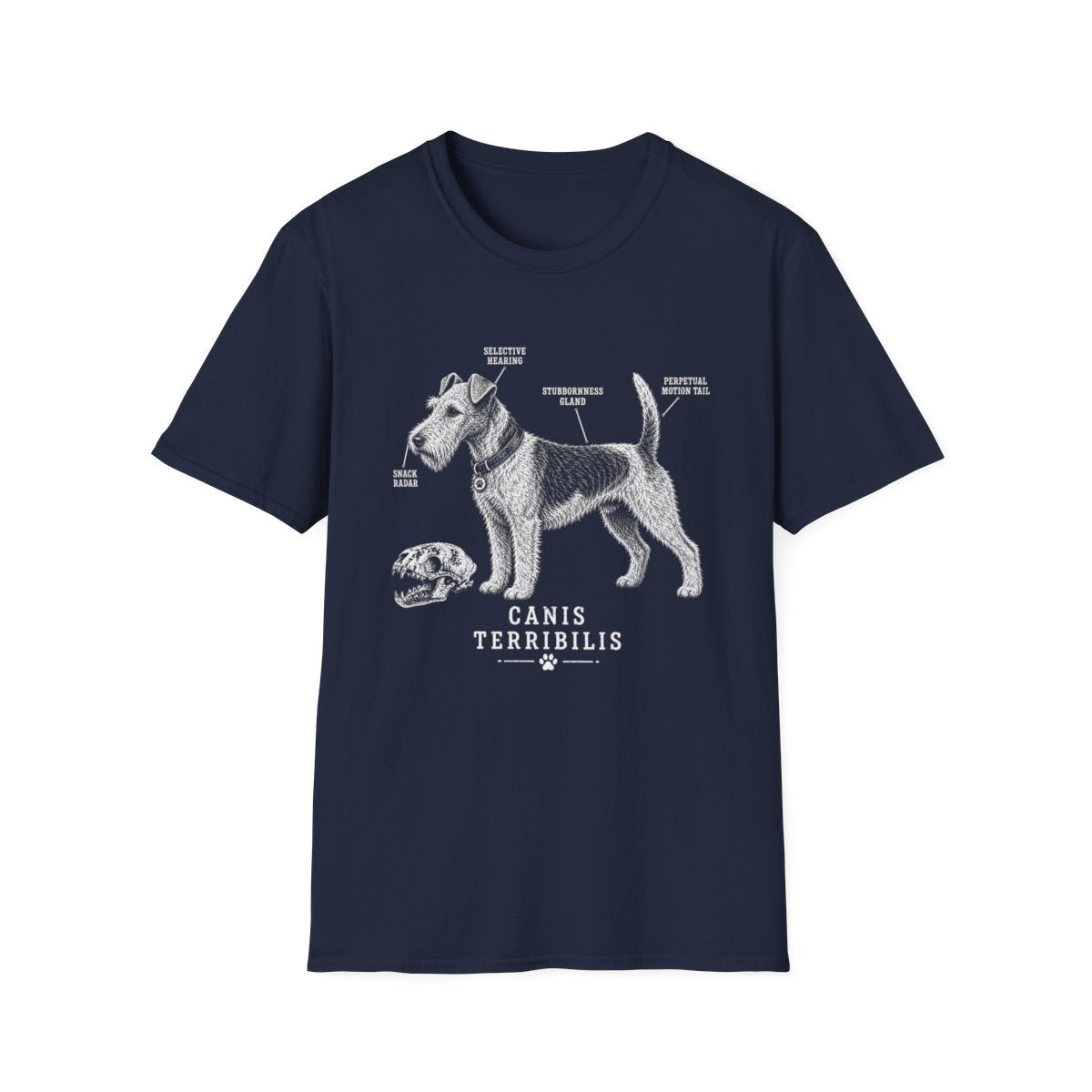 Anatomy Of A Wire Fox Terrier Tee
