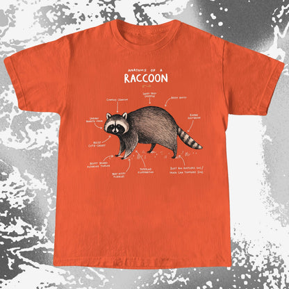 Anatomy of a Raccoon Funny Diagram, funny meme tee gift (view 6)