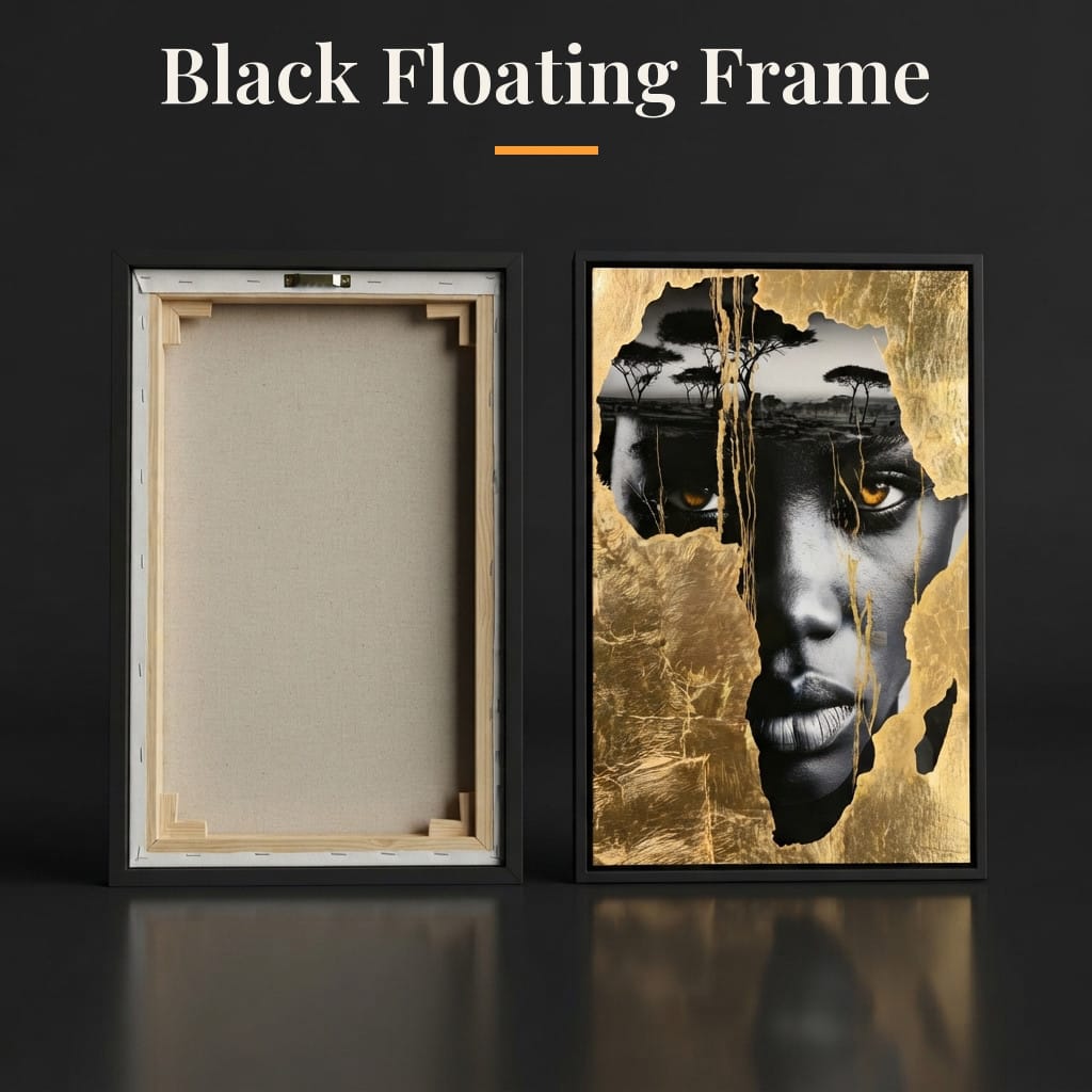 Ancestral Roots Emerging From Gilded Soil Canvas Wall Art