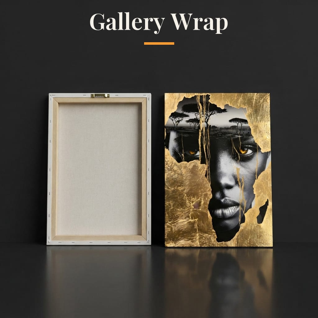 Ancestral Roots Emerging From Gilded Soil Canvas Wall Art